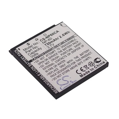 Battery for Casio Exilim EX-FS10 EX-S10 EX-Z90 EX-Z20 EX-Z80 EX-Z9 NP-60 NP60 - Image 1 of 4