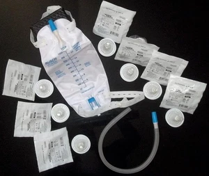 Complete Kit Urinary Incontinence One-Week, 7-Condom Catheters External... - Picture 1 of 5