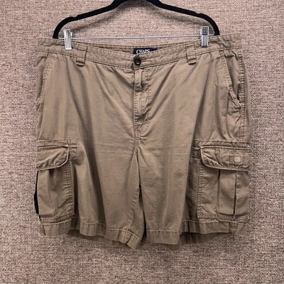 Chaps Mens Cargo Shorts Size 42 Ripstop Olive Green Outdoor Utility Gorpcore - Image 1 of 4
