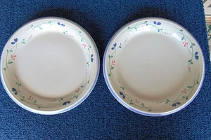 Allegro Steinzeug "Hearthside" Muster - 10 1/2" Essteller ~ 2er Set - Bild 1 von 7