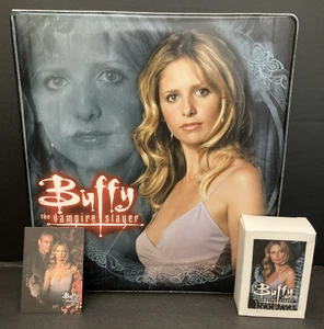 BUFFY THE VAMPIRE SLAYER Season 5 TRADING CARDS Set 1-90, Binder, and Promo B5-2 - Picture 1 of 17