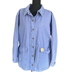 Chore Barn Coat USA Powder River Outfitters Panhandle Slim Canvas Jacket Size L - Picture 1 of 12