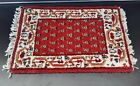 Fazel Indischer Teppich Hand-Geknöpft 40cm x 60cm feine Orientteppich #18
