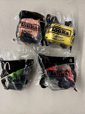 Tonka Trucks 2002 McDonald's Happy Meal игрушки полный набор из 4 новых нераспакованных - Изображение 1 из 2
