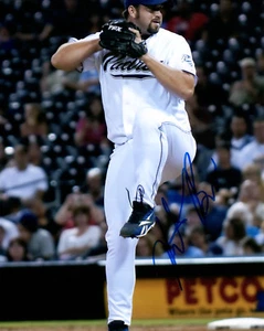 San Diego Padres Heath Bell Signed 8x10 Photo COA - Picture 1 of 1