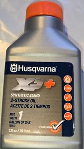 Husqvarna XP+ Plus 2.6oz Bottle 2 Stroke Cycle Oil Synthetic Blend 50:1 - Picture 1 of 4