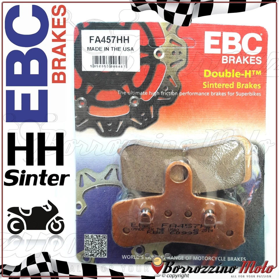 PASTIGLIE FRENO ANTERIORE EBC HH HARLEY DAVIDSON FLSTC HERITAGE SOFTAIL CLASSIC Foto 1 de 1