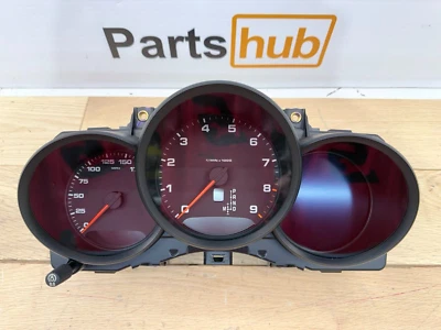 Porsche Cayman 981 2015 velocímetro digital cuadro de instrumentos fabricante de equipos originales #0441 Foto 1 de 4