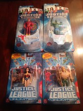 JUSTICE LEAGUE JLU LOT of 4 Wonder Woman, Aquaman, Flash & Martian Manhunter 