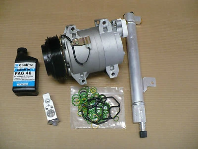 NEW A/C COMPRESSOR (w/o rear switch) KIT FOR: 2006-2009 VOLVO S60 (2.4, 2.5L) - Image 1 of 3