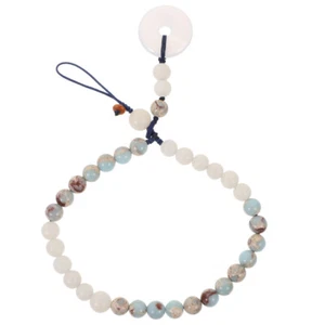 Jadeit Wisiorek Łańcuszek na telefon komórkowy Baby Miss Strap Charm Odpinany - Zdjęcie 1 z 12