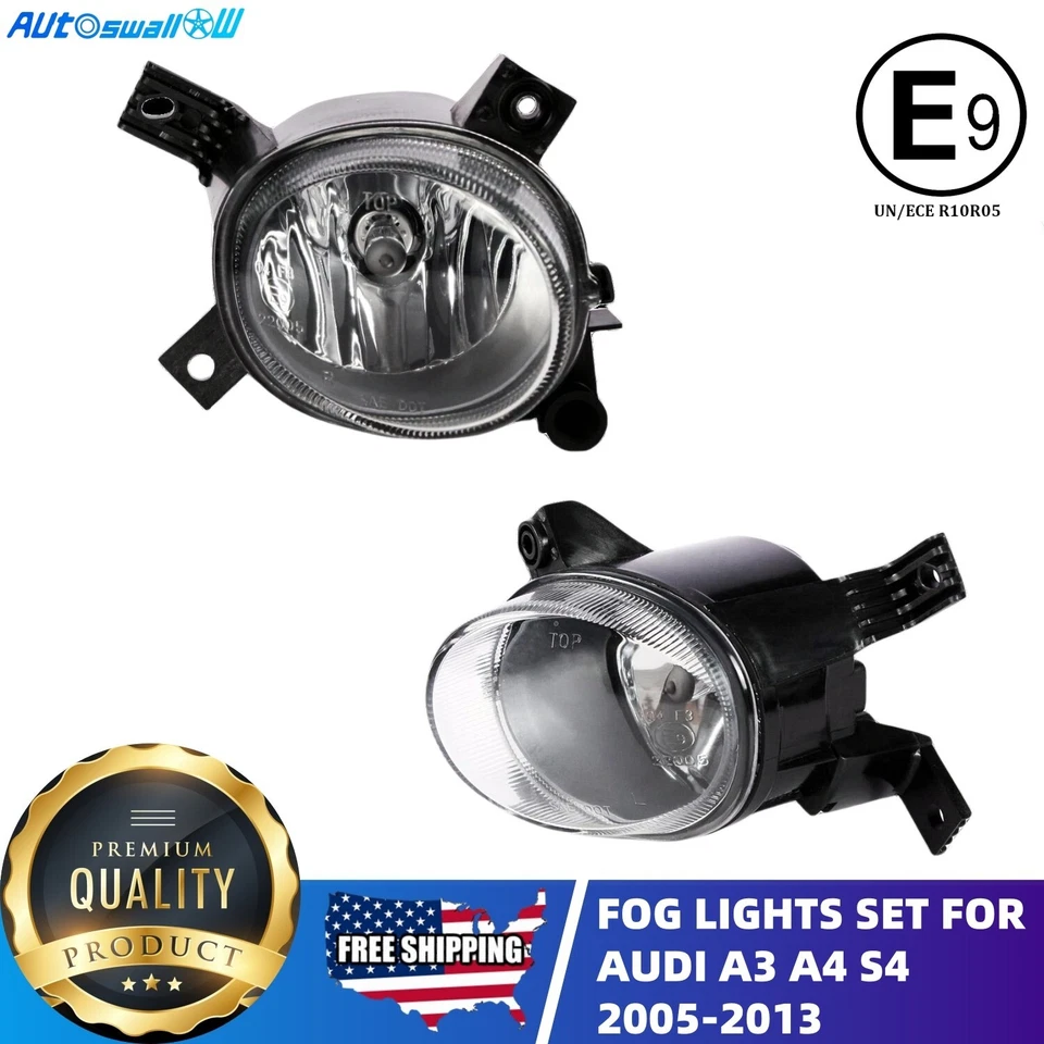 Fog Lights For Audi A3 Hatchback A3 Base 2006-2013, A4 Sedan S4 Sedan 2005-2008 Foto 1 de 4