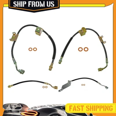 Manguera de freno delantera trasera Dorman 4x para Chevrolet Silverado 2500 HD 2001-2006 TRACCIÓN TRASERA Foto 1 de 4