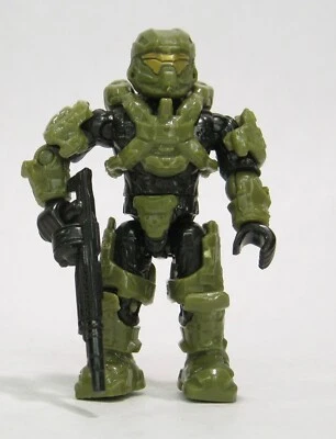 Mega Bloks Halo CNG63 Fireteam Taurus Spartan Recruit Green Minifigure - Image 1 of 4