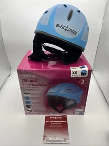 B-Square Ski und Snowboardhelm für Kinder Gr. XS (48-50) Blau Mit OVP - Bild 1 von 17