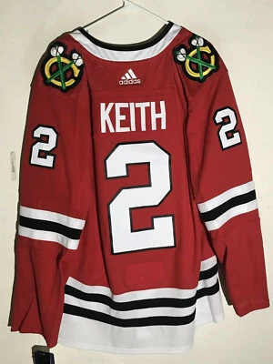 Camiseta Adidas Auténtica Adizero NHL Chicago Blackhawks Duncan Keith Roja Talla 54 Foto 1 de 2