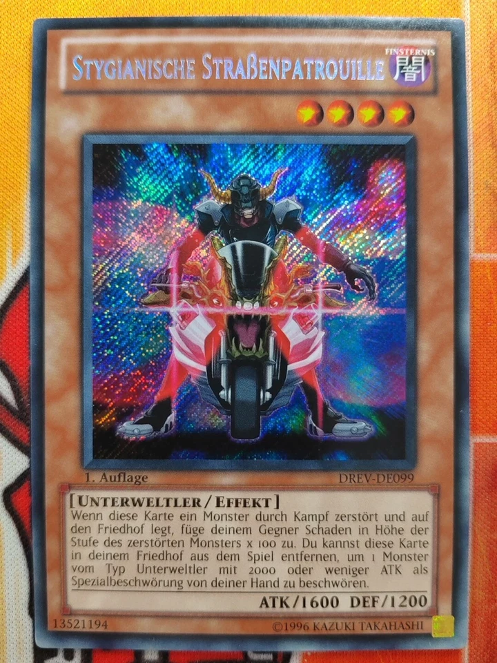 STYGIANISCHE STRASSENPATROUILLE - DREV-DE099 Secret Rare / 1. Auflage Near Mint  - Bild 1 von 2