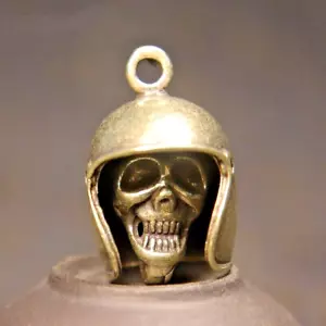 Casco Calavera Latón Guardian Bell Chopper Bobber Gremlin Harley - Imagen 1 de 3