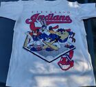 Cleveland Indians Koszula Baseball MLB Team Sport World Series Vintage lata 90. Śmieszna