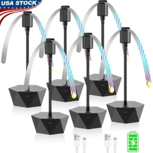 Rechargeable Fly Fans Tables Bug Repellent 360° Adjustable BBQ Picnic Outdoor US - Picture 1 of 7