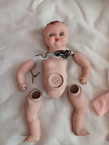 Antique Doll With Closing Eyes Composition Very Early Jointed 15 Inches - Picture 1 of 17