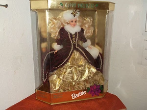 VINTAGE "BARBIE..HAPPY HOLIDAYS"....1996....NEW IN BOX - Picture 1 of 5
