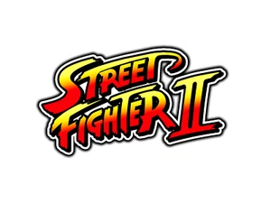 #1021 Street Fighter II Arcade Logo Retro Juegos Pegatina Impermeable Vinilo Calcomanía - Imagen 1 de 1