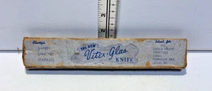Cuchillo de cristal Vitex vintage - Imagen 1 de 6