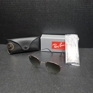 Gafas de sol Ray-Ban unisex redondas de metal, RB3447, 53 mm□21 mm, oro rosa, ¡nuevas! - Imagen 1 de 10