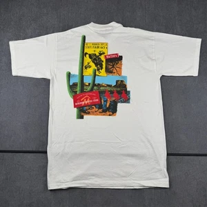 T-shirt Marlboro vintage anni 90 fondo di magazzino con adesivo taglia L/XL stampa rodeo - Foto 1 di 9