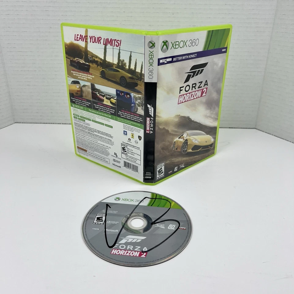 Forza Horizon 2 (Microsoft Xbox 360, 2014) DISK + CASE Clean Disc No Manual - Image 1 of 1