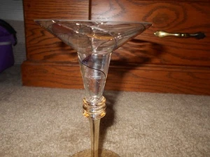 PARTYLITE CALYPSO MOSAIC TAPER CANDLE HOLDER STEMMED 7" - Picture 1 of 4