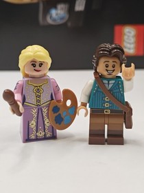 NEW Disney Rapunzel & Flynn Rider Custom Lego Minifigures Tangled Disney 43222