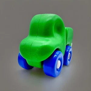 Little Tikes My First Wheels Smiley Face Chunky Green Dump Truck - Picture 1 of 12