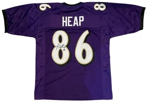 Todd Heap Signed Custom Football Jersey Baltimore Ravens NFL JSA COA - Picture 1 of 7