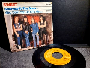 SWEET - 1977 - Stairway To The Stars / Why Don't You Do It To - Single 7" → VG + - Imagen 1 de 2