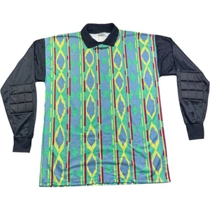 Football Shirt UHL Sport XXL Mens Multi Vintage Football Shirt Goal Keeper 1980s - Picture 1 of 9