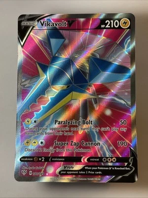 Vikavolt V (Full Art) 180/189 - Swsh03: Darkness Ablaze Holo (NM++) - Image 1 of 4