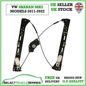 NEW VW SHARAN MK2 DRIVERS SIDE RIGHT FRONT WINDOW REGULATOR 2011-2022 - Picture 1 of 4