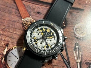 Armand Nicolet S05 Chronograph & Tachymeter Black Men's watch - REF. 9166G - Picture 1 of 8