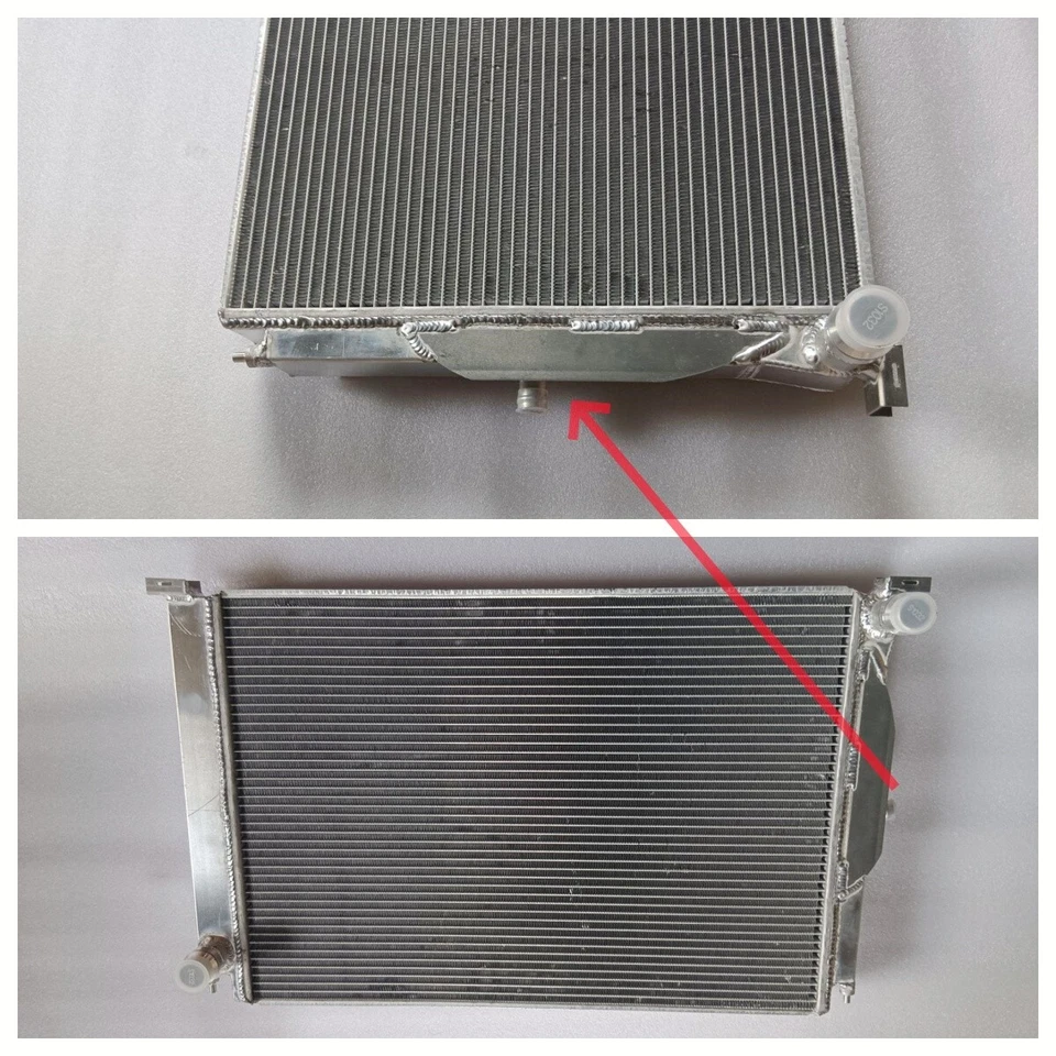 🔥Radiador de aluminio adecuado para Audi RS 4 B7 4,2 L V8 MT 2006 - 2007 - 2008 8E0121251AM Foto 1 de 4