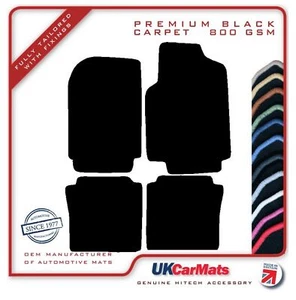 Fits Alfa Romeo 75 / Alfetta 1990-1992 Hitech Black Premium Tailored Car Mats - Picture 1 of 18