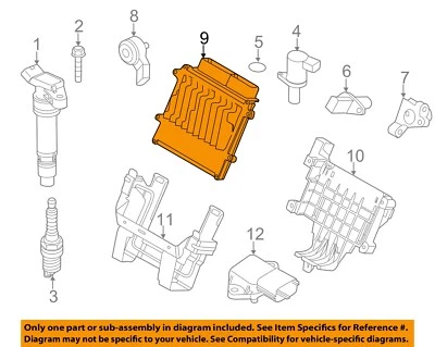 Módulo de control del motor usado (ECM) se adapta a: módulo de control electrónico Volvo XC90 2011 Foto 1 de 3