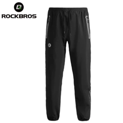 ROCKBROS Bicycle Pants Waterproof Breathable Cycling Trousers Outdoor Rain Pants - Image 1 of 4