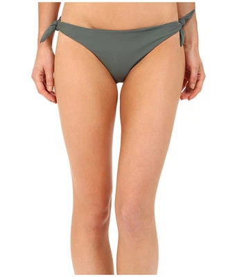 MIKOH VALENCIA TIE SIDE BIKINI SWIM BOTTOMS PANT ARMY GREEN LARGE NEW! $112 - Image 1 of 2