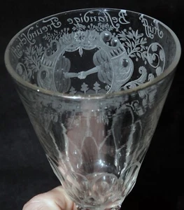 BAROCK LIEBES POKAL FREUNDSCHAFT SACHSEN GLÜCKSBURG AUGUST DER STARKE UM 1730 - Picture 1 of 14
