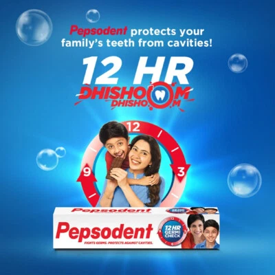Pepsodent Germi check 8 -Advanced Antigerm Formula - 500Gm Family Pack-Free Ship - Image 1 of 4