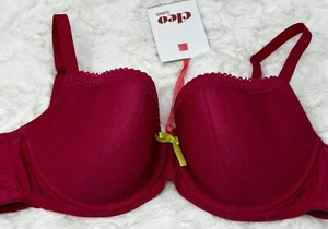 NEW NWT Panache Cleo Maddie Molded Balconette Bra Raspberry Pink US 36D 7201A - Picture 1 of 3
