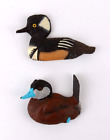 NEW 2006 Hooded Merganser & Ruddy Duck Refrigerator Magnets by Wild Wings - NOS
