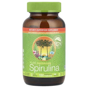 Nutrex Hawaii, Espirulina Hawaiana Pura, Menta Verde, 180 Comprimidos (1.000 mg por Pestaña) - Imagen 1 de 2